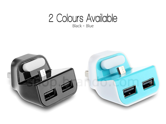 USB Micro-B SyncCharger Stand with Hub II