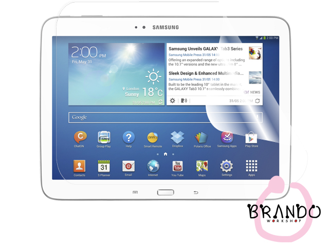 Brando Workshop Ultra-Clear Screen Protector (Samsung Galaxy Tab 3 10.1 P5210 (WiFi))