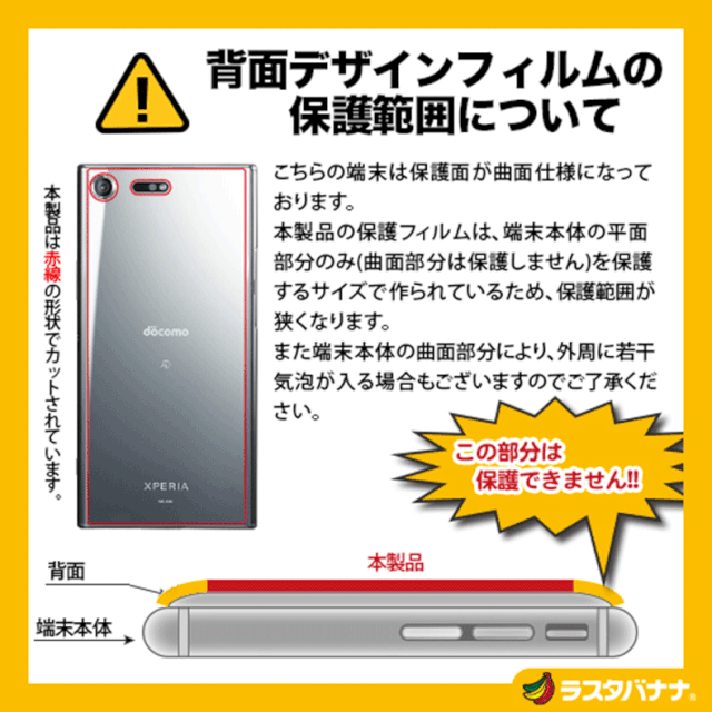 Rasta Banana Sony Xperia XZ1 Back Design Soft Film Protector