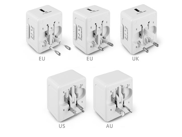 Universal Travel Adapter with USB AC Charger (GZWP99)