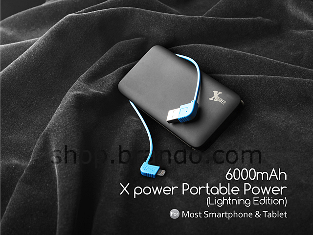 X power Portable Power 6000mAh (Lightning Edition)