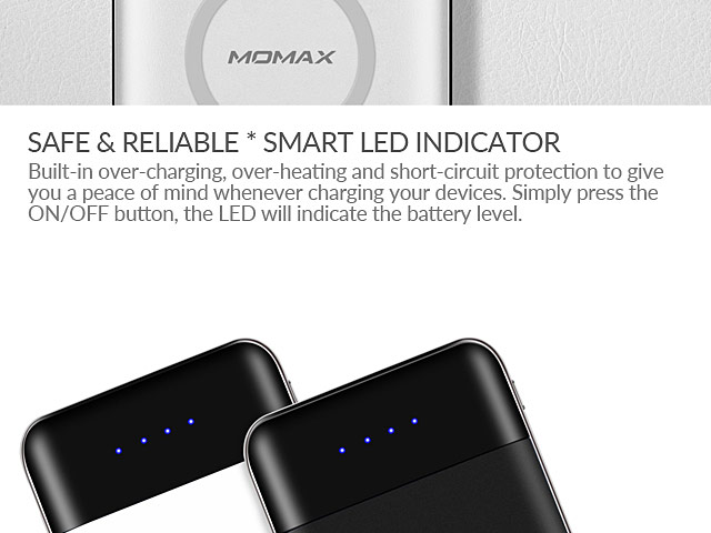 Momax iPower Air Wireless Power Bank (10000mAh)