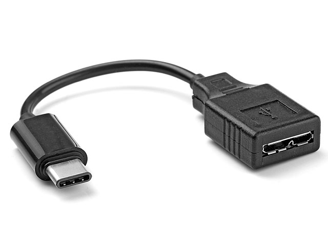 USB 3.1 Type-C Male to USB 3.0 micro B Female Short Cable