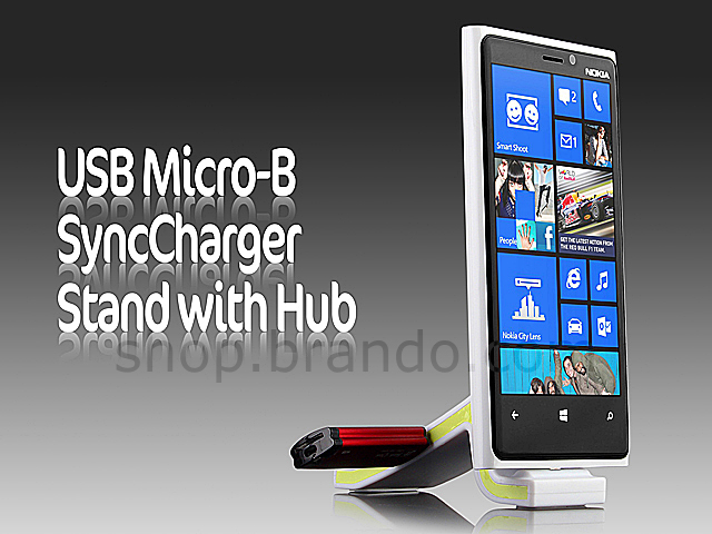 USB Micro-B SyncCharger Stand with Hub
