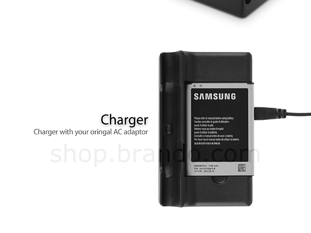 OEM Samsung Galaxy Note II GT-N7100 2nd battery USB cradle