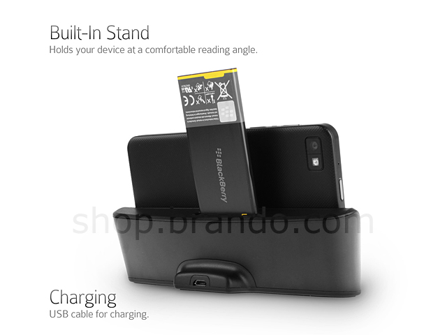 OEM BlackBerry Z10 Cover-Mate 2nd Battery USB Cradle