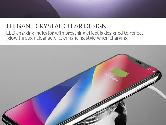 Momax Q.Dock Crystal Fast Wireless Charger