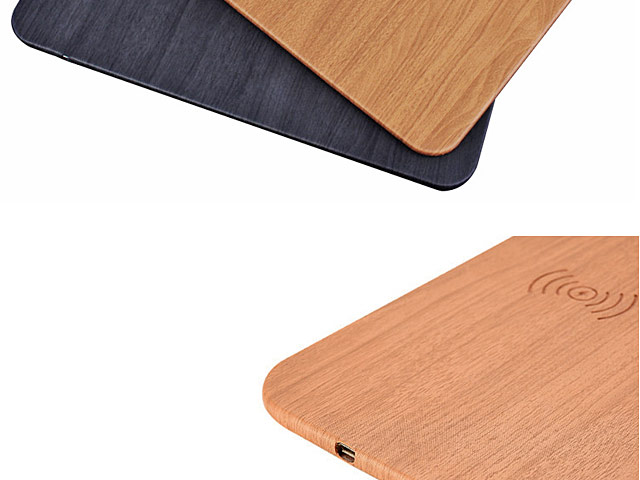 Woody Patterned Mouse Pad with Wireless Charger