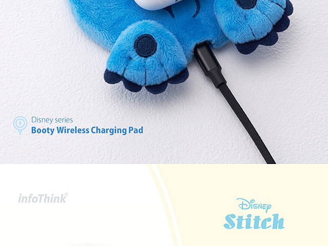 infoThink Disney Series Booty Wireless Charging Pad - Stitch