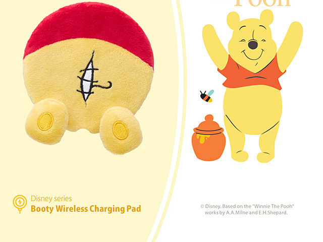 infoThink Disney Series Booty Wireless Charging Pad - Winnie the Pooh