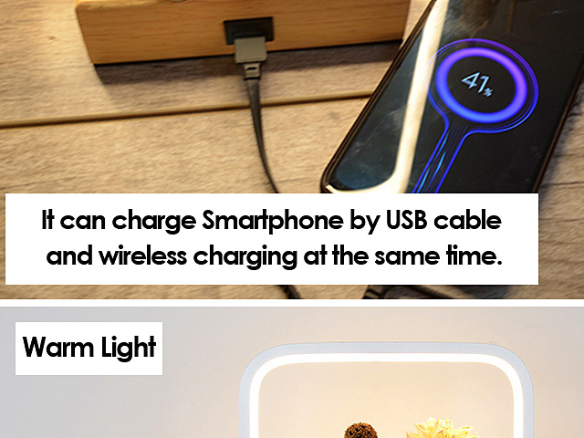 Simple Lamp with Wireless Charger