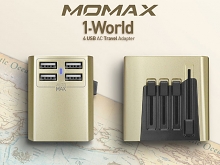 Momax 1-World 4 USB AC Travel Adapter