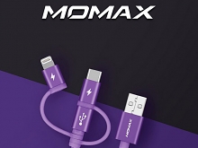 Momax One Link 3-in-1 Fast Charge Sync USB cable