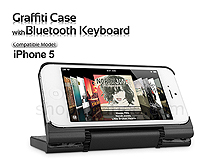 Graffiti iPhone 5 / 5s Case with Bluetooth Keyboard