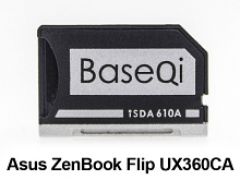 BaseQi Aluminum microSD Adapter for Asus ZenBook Flip UX360CA