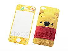 iPhone 4/4S Sticker Front/Rear Combo Set - Winnie The Pooh