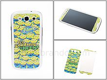 Samsung Galaxy S III I9300 Phone Sticker Front/Rear Set - Alien's World
