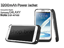 Power Jacket for Samsung Galaxy Note II GT-N7100 - 3200mAh