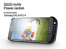 Power Jacket For Samsung Galaxy S4 - 3200mAh
