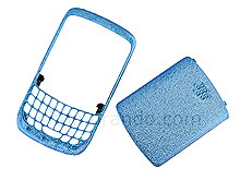 Blackberry Curve 8520 Replacement Back and Front Cover - Frosted Blue