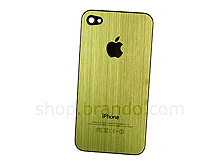 iPhone 4 Metallic Rear Panel - Green (Flat)