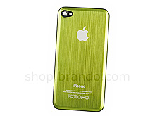 iPhone 4 Metallic Rear Panel - Green (Curve Edged)