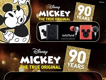 infoThink Mickey 90 Years Series Bluetooth Earphone