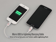 Micro USB to Lightning Charging Cable