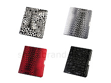 Animal Print Leather Book Case for iPad