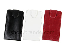 HTC Desire HD Fashionable Flip Top Leather Case