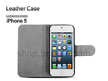 Brando Workshop Leather Case for iPhone 5 / 5s / SE (Side Open)