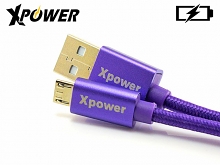 Xpower Aluminium Alloy Micro USB Cable