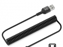 Curled microUSB Cable