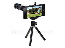 Professional iPhone 5 / 5s 12x Zoom Telescope Camera Lens Kit with Tripod Stand
