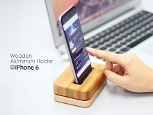 iPhone 6 / 6s Wooden Aluminum Holder