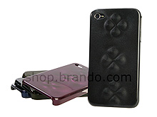 iPhone 4 Holographic Four-leaf Clover Back Case