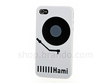 iPhone 4 Record Player Print Back Case