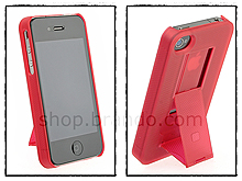 iPhone 4 Plastic Hard Case With Stand