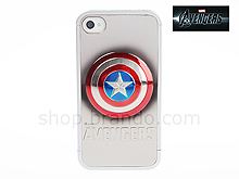 iPhone 4/4S MARVEL The Avengers - Captain America Metallic Logo Phone Case (Limited Edition)