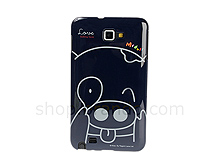 Samsung Galaxy Note Mcdull Love Making Faces Back Case (Limited Edition)