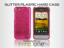 HTC One V Glitter Plactic Hard Case