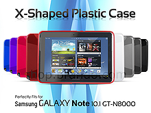 Samsung Galaxy Note 10.1 GT-N8000 X-Shaped Plastic Back Case