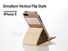 Simplism Vertical Flip Style for iPhone 5 / 5s