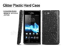 Sony Xperia J ST26i Glitter Plactic Hard Case
