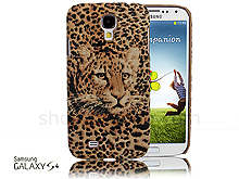 Samsung Galaxy S4 Leopard Print Faux Suede Case