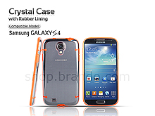 Samsung Galaxy S4 Crystal Case with Rubber Lining