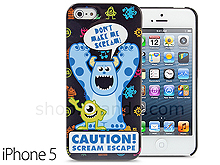 iPhone 5 / 5s Monsters Inc - Cute Mike and Sulley Protective Back Case (Limited Edition)