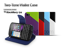 BlackBerry Q10 Two-Tone Wallet Case