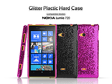 Nokia Lumia 720 Glitter Plactic Hard Case