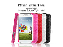 Samsung Galaxy S4 mini Woven Leather Case